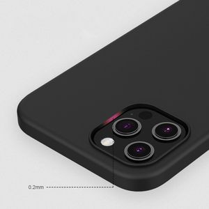 Nillkin Nillkin Flex Pure Pro Case gumowe elastyczne silikonowe etui pokrowiec iPhone 12 Pro Max niebieski (kompatybilny z MagSafe) 14