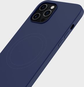 Nillkin Nillkin Flex Pure Pro Case gumowe elastyczne silikonowe etui pokrowiec iPhone 12 Pro Max niebieski (kompatybilny z MagSafe) 16