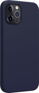 Nillkin Nillkin Flex Pure Pro Case gumowe elastyczne silikonowe etui pokrowiec iPhone 12 Pro Max niebieski (kompatybilny z MagSafe) 4