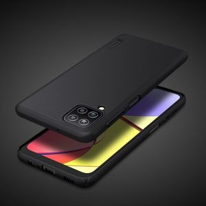 Nillkin Nillkin Super Frosted Shield wzmocnione etui pokrowiec + podstawka Samsung Galaxy A12 czarny 14