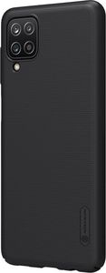 Nillkin Nillkin Super Frosted Shield wzmocnione etui pokrowiec + podstawka Samsung Galaxy A12 czarny 2