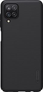 Nillkin Nillkin Super Frosted Shield wzmocnione etui pokrowiec + podstawka Samsung Galaxy A12 czarny 5
