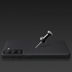 Nillkin Nillkin Super Frosted Shield wzmocnione etui pokrowiec + podstawka Samsung Galaxy S21 5G czarny 12