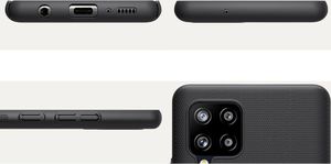 Nillkin Nillkin Super Frosted Shield wzmocnione etui pokrowiec + podstawka Samsung Galaxy A42 5G czarny 11