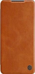 Nillkin Nillkin Qin skórzana kabura etui Samsung Galaxy S21 5G brązowy 2