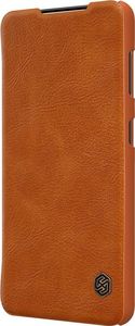 Nillkin Nillkin Qin skórzana kabura etui Samsung Galaxy S21 5G brązowy 3