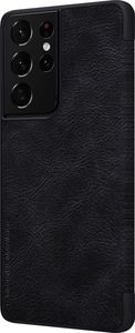 Nillkin Nillkin Qin skórzana kabura etui Samsung Galaxy S21 Ultra 5G czarny 3