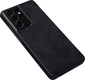 Nillkin Nillkin Qin skórzana kabura etui Samsung Galaxy S21 Ultra 5G czarny 4