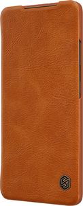 Nillkin Nillkin Qin skórzana kabura etui Samsung Galaxy S21 Ultra 5G brązowy 3