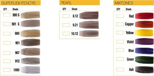 GK HAIR (Global Keratin) GK CREAM COLOR - farba do włosów 1000 100ml 5