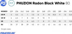 Rolki Powerslide Phuzion Radon rekreacyjne czarne r. 44 5