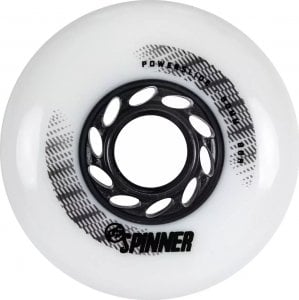 Powerslide Zestaw 4 kółek PS SPINNER Wheels Pack 80mm 85A White 2021 1