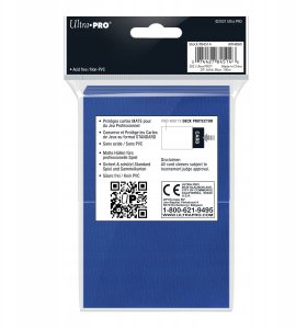 Ultra-Pro ULTRA-PRO Deck Protector - Pro-Matte Non-Glare Blue (Niebieskie) 100 szt. 3
