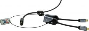 Adapter AV ProXtend USB-C - DisplayPort Mini - HDMI Czarny  (JAB-6988708) 1