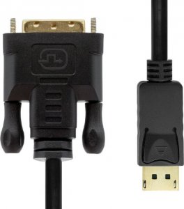 Kabel ProXtend DisplayPort - DVI-D 3m czarny (DP1.2-DVI181-003) 1