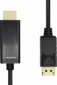 Kabel ProXtend DisplayPort - HDMI 2m czarny (DP1.2-HDMI30-002) 1