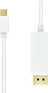Kabel USB ProXtend USB-C - DisplayPort 0.5 m Biały (JAB-6988711) 1