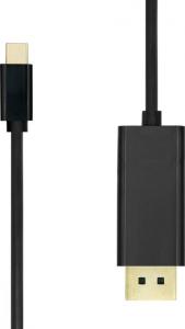 Kabel USB ProXtend USB-C - DisplayPort 0.5 m Czarny (JAB-6988716) 1