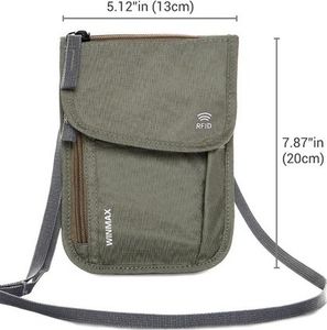 WinMax Paszportówka 6WB1-01C oliwkowy 2