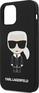 Karl Lagerfeld Karl Lagerfeld KLHCP12SSLFKBK iPhone 12 mini 5,4" hardcase czarny/black Silicone Iconic 6