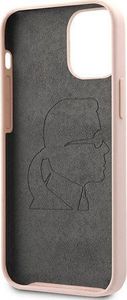 Karl Lagerfeld Karl Lagerfeld KLHCP12SSLFKPI iPhone 12 mini 5,4" hardcase jasnoróżowy/light pink Silicone Iconic 7
