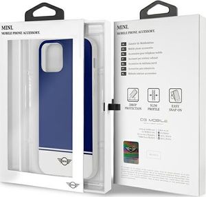 Mini Mini MIHCP12MPCUBINA iPhone 12/12 Pro 6,1" granatowy/navy hard case Stripe Collection 9