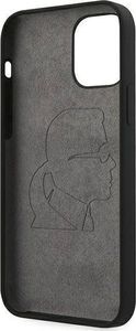 Karl Lagerfeld Karl Lagerfeld KLHCP12LSLFKBK iPhone 12 Pro Max 6,7" hardcase czarny/black Silicone Iconic 7
