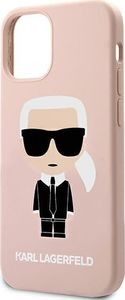 Karl Lagerfeld Karl Lagerfeld KLHCP12LSLFKPI iPhone 12 Pro Max 6,7" hardcase jasnoróżowy/light pink Silicone Iconic 6