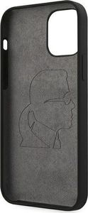 Karl Lagerfeld Karl Lagerfeld KLHCP12MSLFKBK iPhone 12/ 12 Pro 6,1" hardcase czarny/black Silicone Iconic 7