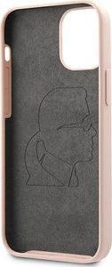 Karl Lagerfeld Karl Lagerfeld KLHCP12MSLFKPI iPhone 12/ 12 Pro 6,1" hardcase jasnoróżowy/light pink Silicone Iconic 7