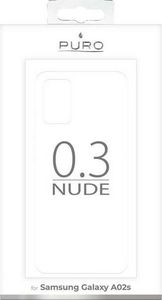 Puro Puro Nude 0.3 Samsung A02s A025 przeźroczysty/transparent SGA02S03NUDETR 3