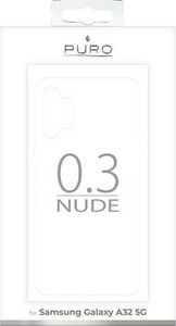 Puro Nude 0.3 Samsung A32 5G przeźroczysty/transparent (SGA3203NUDETR) 3