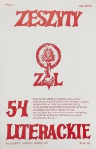 Zeszyty literackie 54 2/1996 1