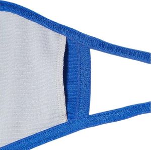 Asics Maseczka Wielokrotnego Użytku Logo Niebieska L 3