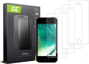 Green Cell 4x Szkło hartowane GC Clarity do telefonu iPhone 5 / 5S / 5C / SE 1