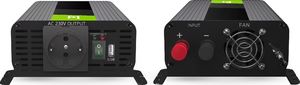 Przetwornica Green Cell PRO 12V na 230V 500W/1000W 4
