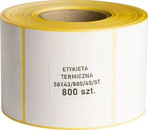 MD Labels Etykiety termiczne 58x43mm 800szt 1