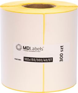 MD Labels Etykiety termiczne 100x150mm 300szt 1