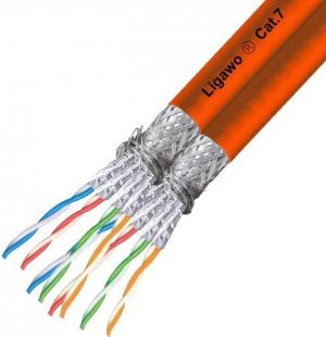 Ligawo Kabel Duplex S/FTP, bęben, Cat7, 150m (1016093) 1