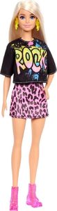 Lalka Barbie Barbie Fashionistas Modna przyjaciółka - Rockowy t-shirt/Blond włosy (FBR37/GRB47) 1
