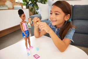 Lalka Barbie Barbie Skipper Klub opiekunek - Opiekunka + bobas + akcesoria (GRP10/GRP12) 5