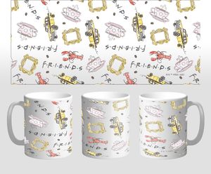 Friends Kubek Friends 041  Friends Biały (WMGFRDS018) - 7636 3