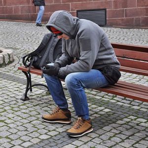 Helikon-Tex Helikon-Tex Bluza z Kapturem Urban Tactical Hoodie Lite (FullZip) Szara M 12