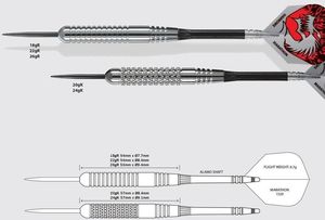Harrows Rzutki Harrows SILVER ARROWS Eric Bristow Steeltip 24 gK 3
