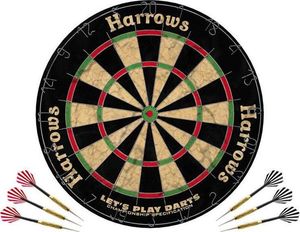 Harrows Zestaw Harrows Let's Play Darts Game Set / tarcza + rzutki Uniwersalny 1