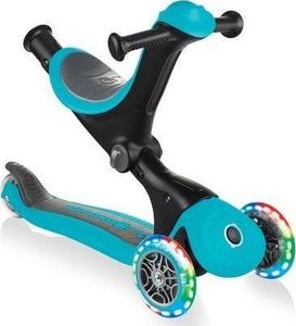Hulajnoga Globber GO-UP Deluxe Lights Miętowy (4895224401926) 4
