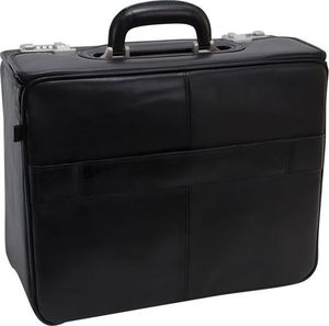 Torba McKlein Skórzana Walizka dla pilota na kółkach na laptopa Sheridan 17" 8