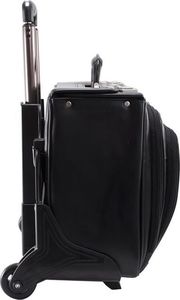 Torba McKlein Skórzana Walizka dla pilota na kółkach na laptopa Sheridan 17" 9