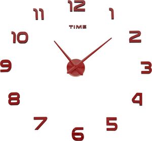 Zegar ścienny DIY NEPRI 65 - 130 cm - miedziany 3D 1