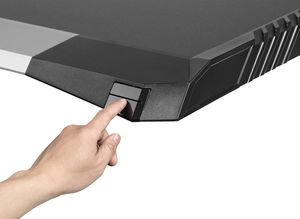 Biurko NanoRS NanoRS RS150 Czarne 129.5 cmx72.5 cm 6